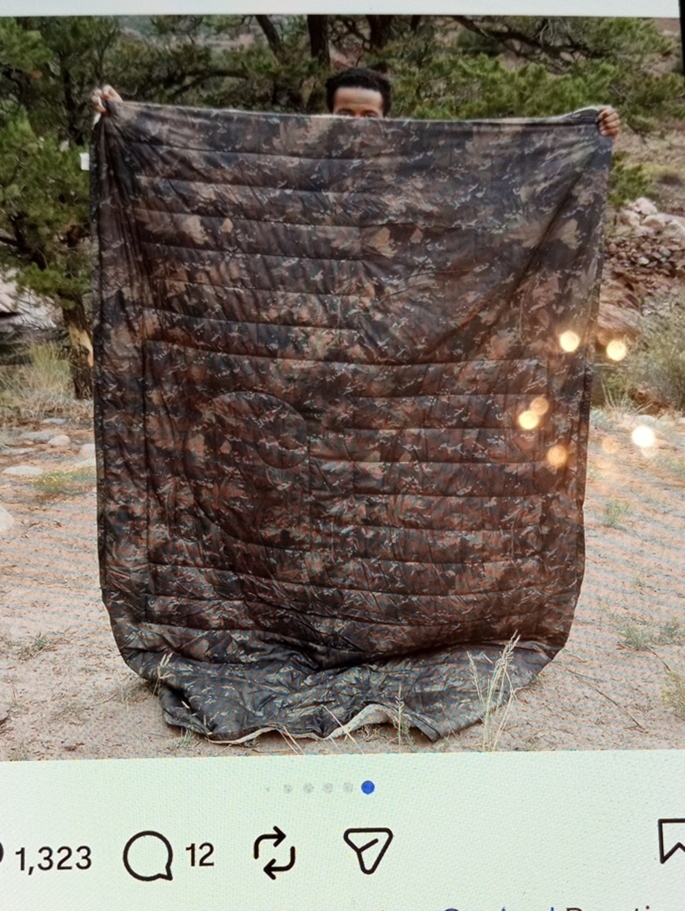 Ultralight Warm Camping Blanket /Sleep Sack - Picture 6 of 9